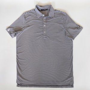 RLX Ralph Lauren Short Sleeve Collared Summer Polo Shirt Mens Large Stripes